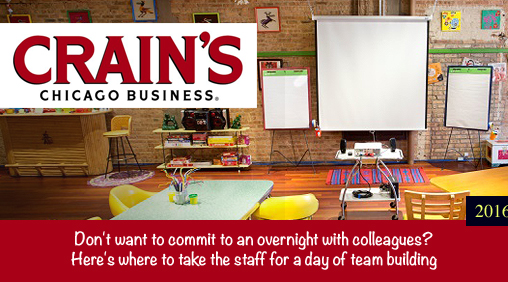 Crain's Chicago Business - Where to take your staff for a day of team building